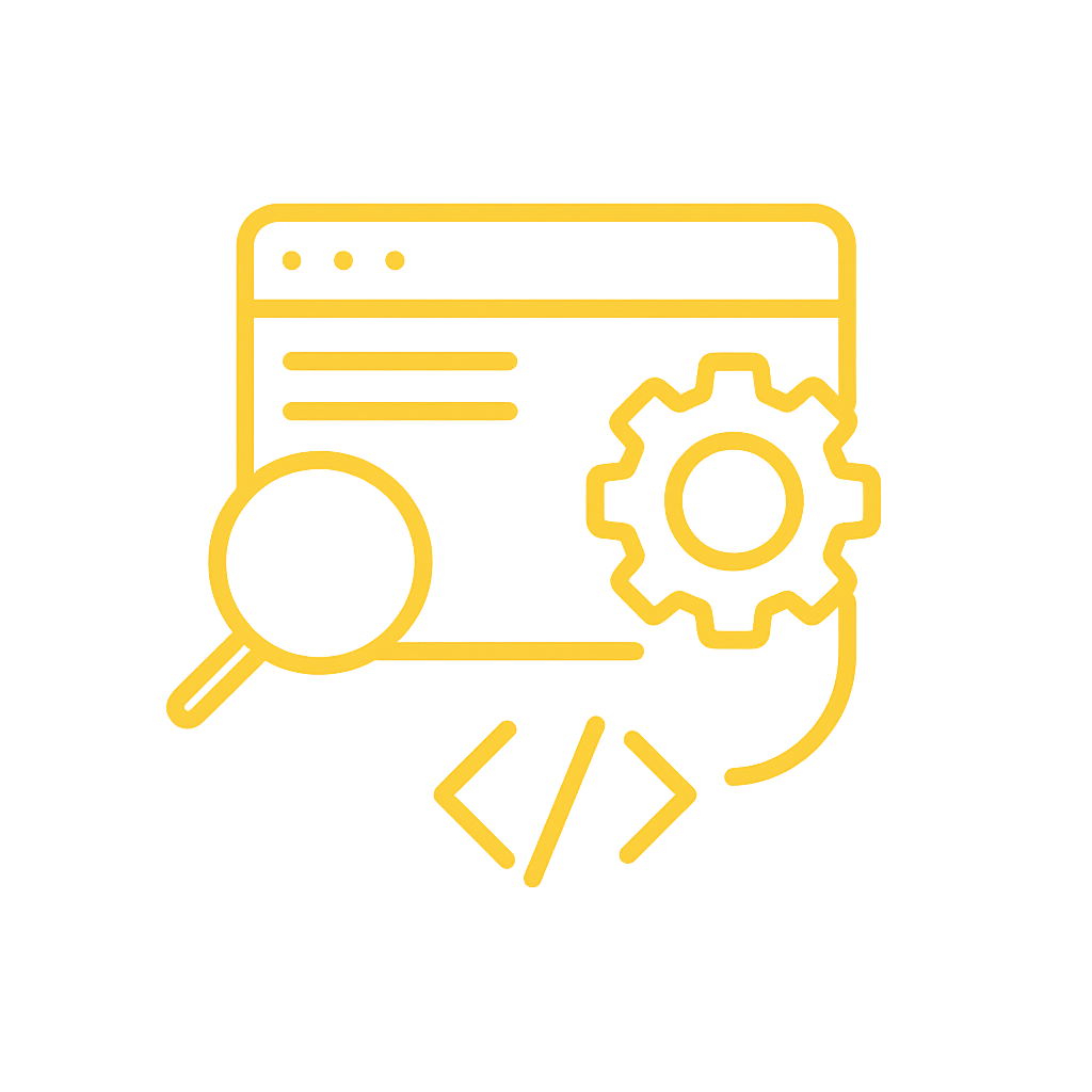 technical seo settings gear